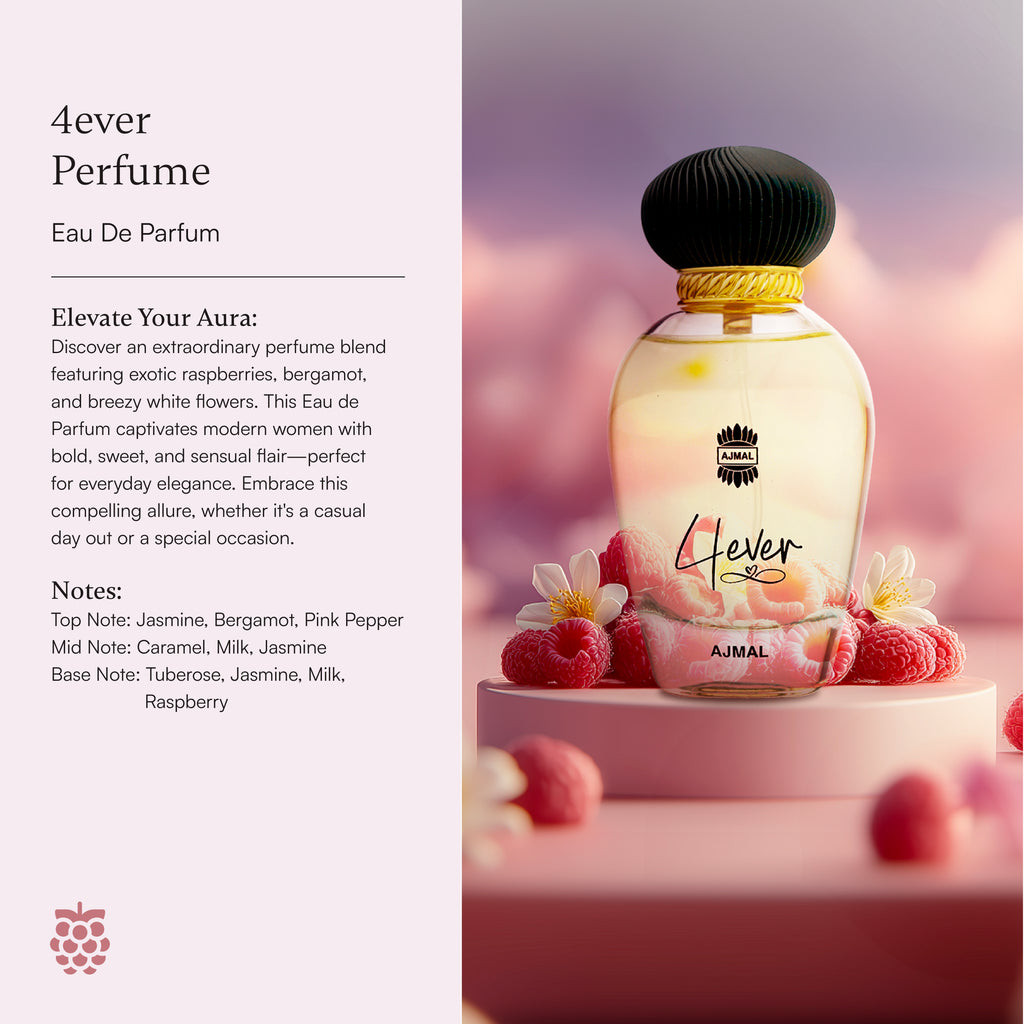 AJMAL น้ำหอมกลิ่นโฟร์เอฟเวอร์ 4ever Perfume 100 ml EDP หอมละมุน หอมติดทน ติดทนนาน รูปที่ 3
