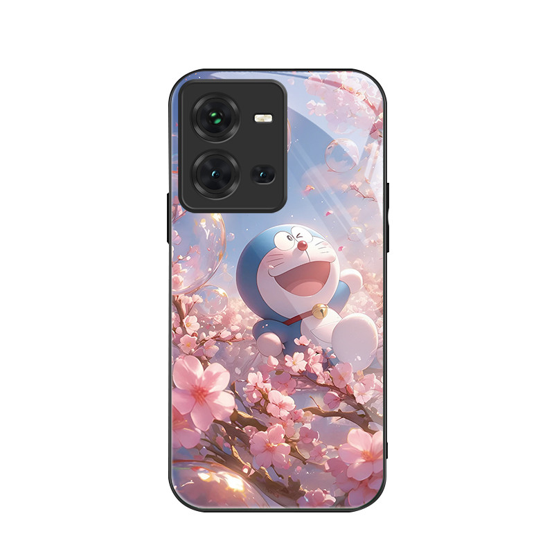 สําหรับ Vivo V25 5G/Vivo V25e 4G/Vivo X80 Lite 5G , Flower Sea Play, บุคลิกภาพอินเทรนด์, เคสป้องกันโ