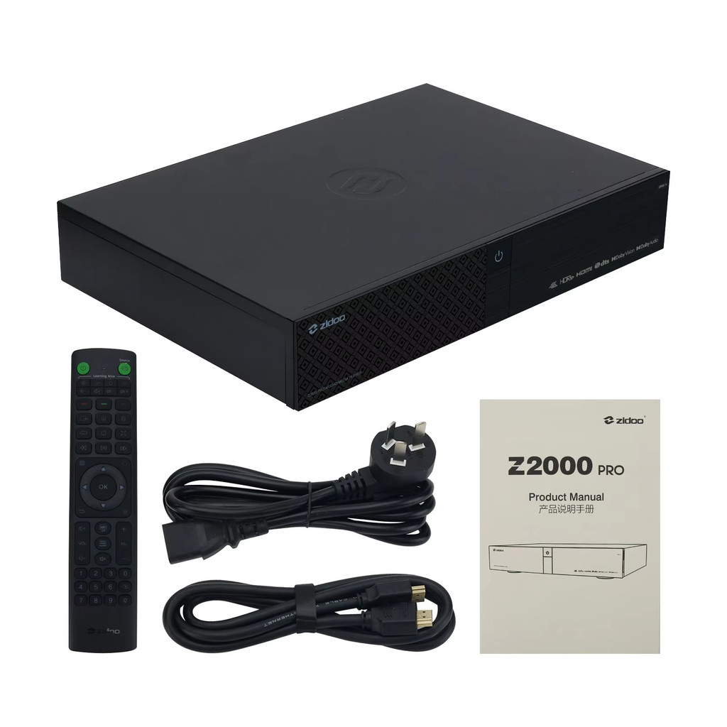 ZIDOO Z2000 PRO 4K UHD Media Player 64Bit โปรเซสเซอร์ประสิทธิภาพสูงรองรับ WiFi และ Bluetooth