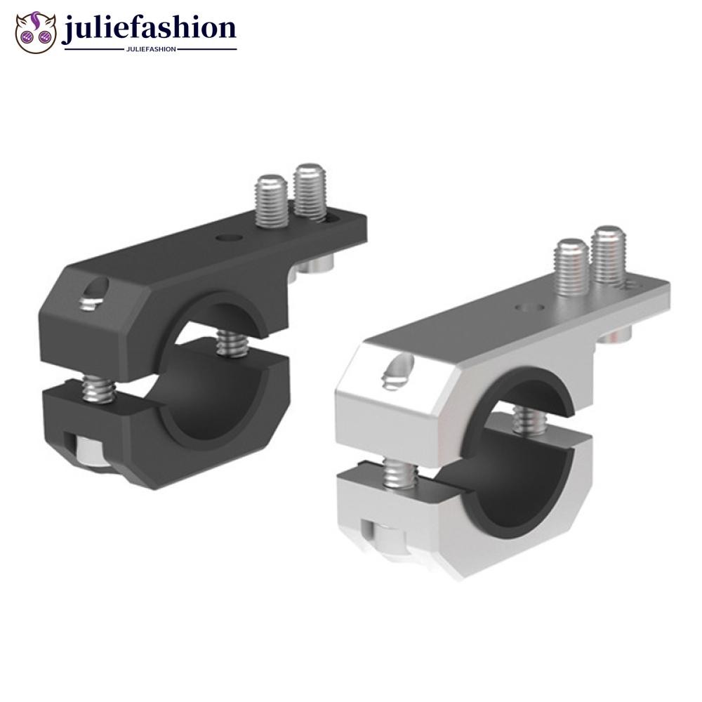 JULIEFASHION อลูมิเนียมรถจักรยานยนต์กันชน Spotlight เสริมโคมไฟวงเล็บ LED หัว Light Tube Clamp Mount 