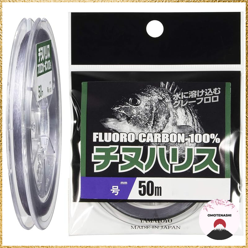Yamatoyo Fluorocarbon Fishing Line 50m Various Sizes
