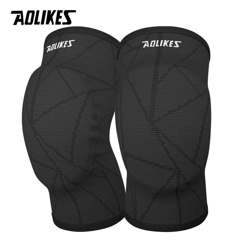 AOLIKES สนับเข่าสำหรับวอลเลย์บอลและกิจกรรมอื่นๆ ที่รองป้องกันเข่าสำหรับเด็ก วัยรุ่น และผู้ใหญ่