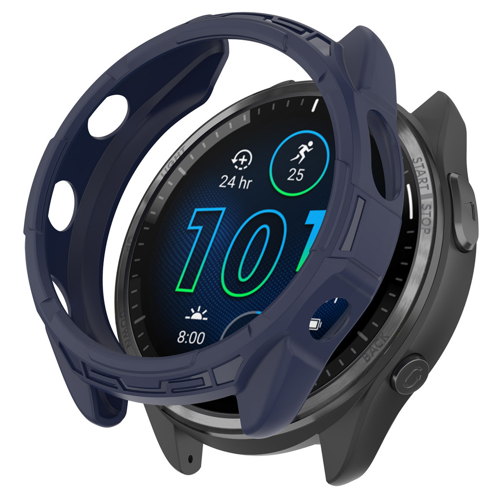 เคสซิลิโคนนุ่มเปลือกน้ําหนักเบาสําหรับ Garmin Forerunner 965 ราคา ถูกที่สุด ดีลบีเคเค แกลเลอรีภาพที่ 4