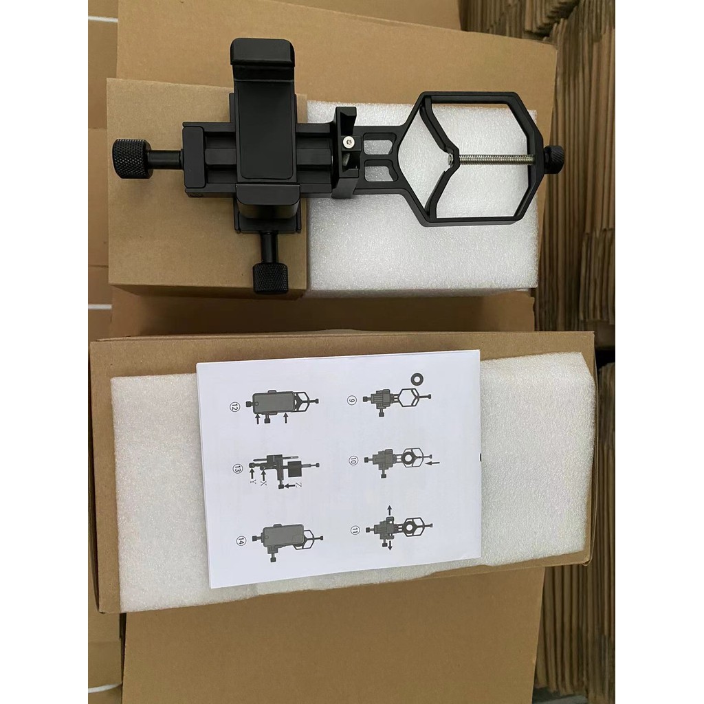 [2025 Super Sale]APEEXEL APL-F003 Universal Phone Mount สําหรับกล้องโทรทรรศน์โทรศัพท์ขอบเขต Digiscop