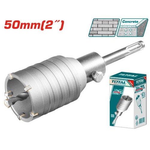 TOTAL โฮลซอ เจาะคอนกรีต เจาะปูน 50 65 80 100 มม. รุ่น TAC430501 / TAC430651 / TAC430801 / TAC431001 ราคา ถูกที่สุด ดีลบีเคเค แกลเลอรีภาพที่ 2