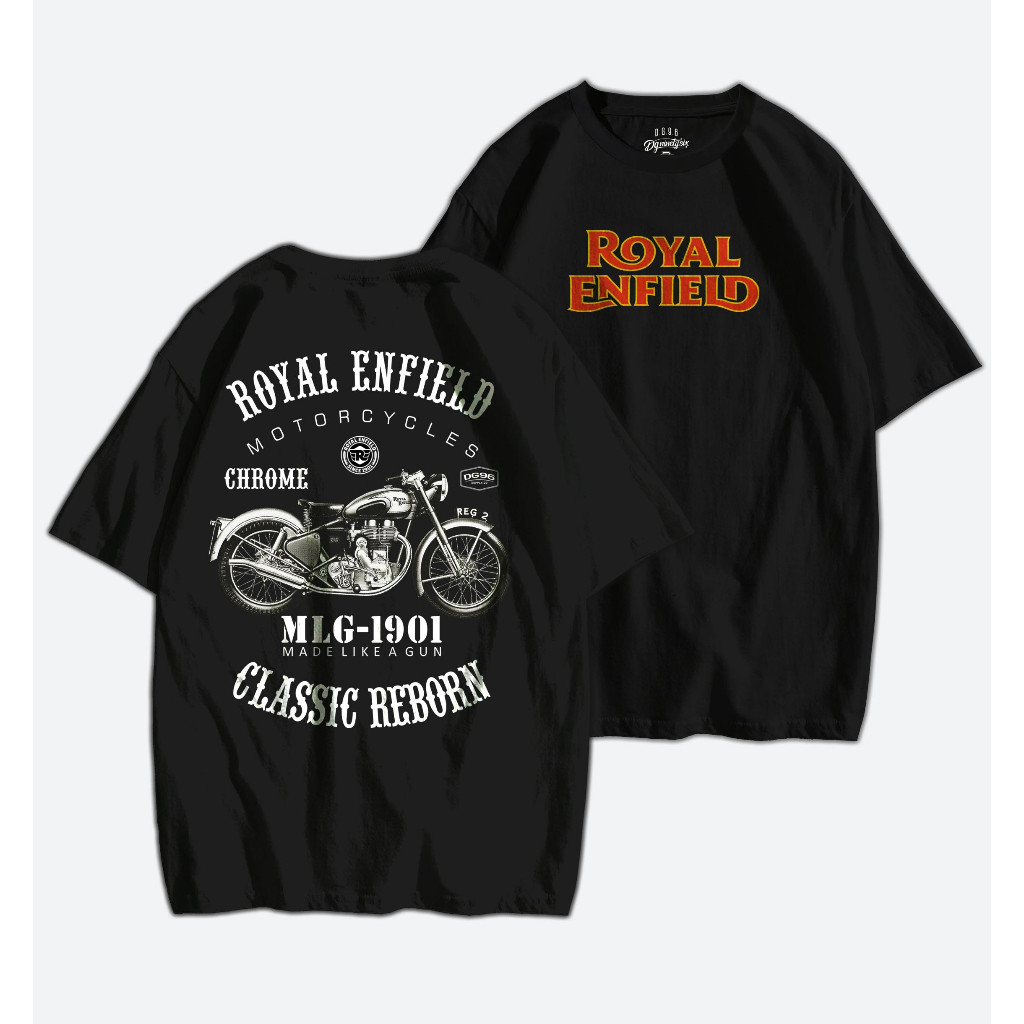 KATUN R E Motorcycle Rebirth เสื้อยืด Retro Rider แบบคลาสสิก ทำจากผ้าฝ้ายแท้ ไซส์ฟูลบอดี้ พร้อมสต๊อก