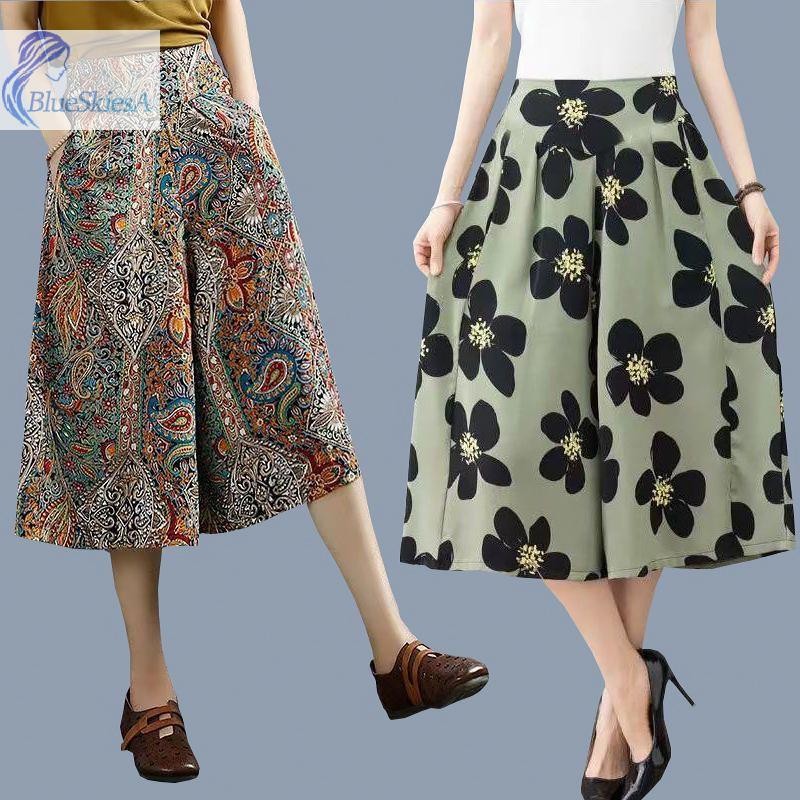 อุปกรณ์ ตกแต่งบ้าน กางเกงขากกว้างเอวสูงสำหรับผู้หญิง ทำจากผ้าม่าน สวมใส่ง่ายและดูสวยงามในทุกโอกาส ราคาถูก