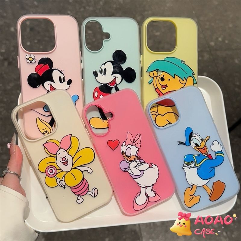 เคสไอโฟน 13 สำหรับ iPhone 11 13 16 15 14 12 Pro Max 15 14 12 13 16 6 6S Plus XR X การ์ตูนน่ารักสัตว์