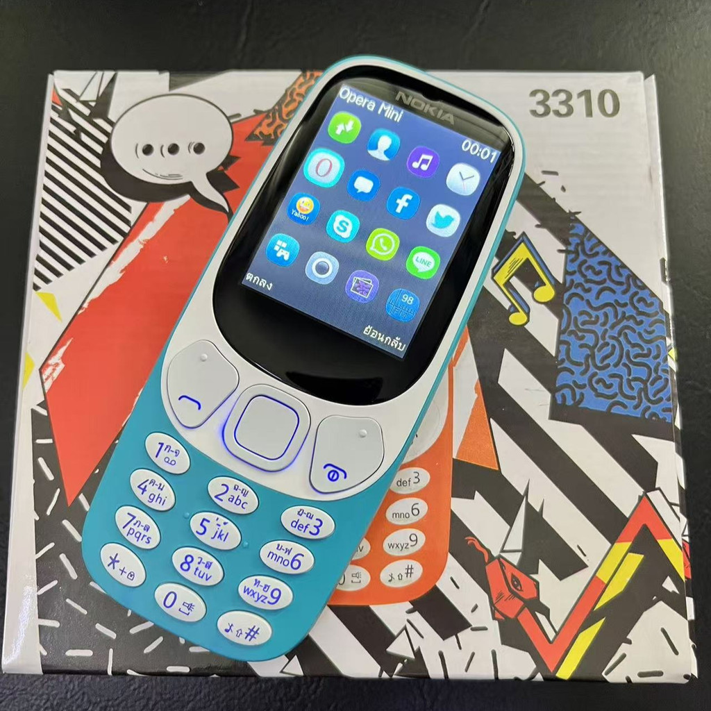 3310📱โทรศัพท์มือถือ หน้าจอ2.4 นิ้ว รองรับ 4G ปุ่มกดใหญ่ มองเห็นชัด สุดคลาสสิค