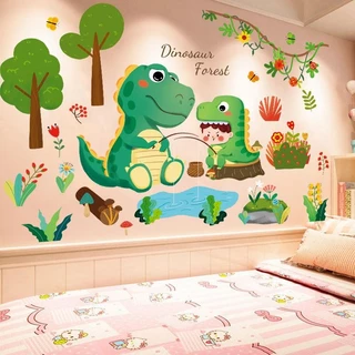 สติกเกอร์ติดผนังการ์ตูน DIY สำหรับพ่อแม่ลูก เรียนรู้เสริมทักษะ ตกแต่งห้องเด็ก