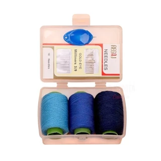 ชุดเข็มด้ายเย็บผ้า (1 ชิ้น) Sewing needle and thread set (1 piece)