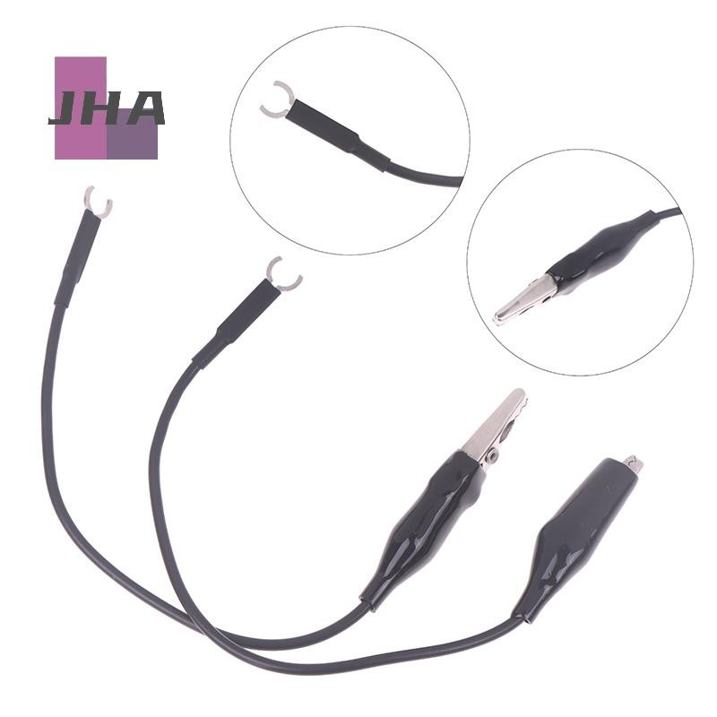 [JHA] 2 ชิ้น Universal Ground Wire Oscilloscope Ground Wire Clip Electragonal Protective Wire Probe ใหม่