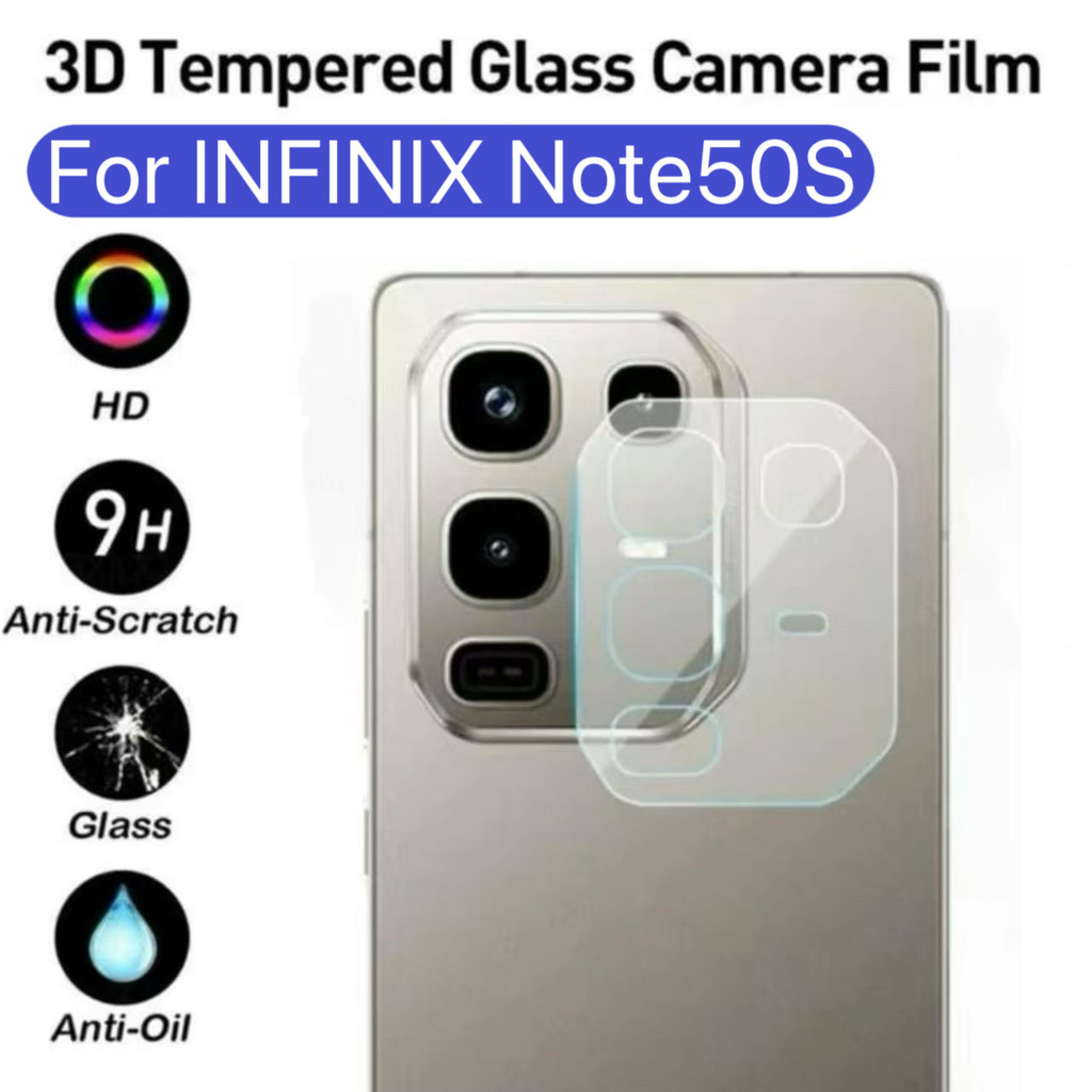 ฟิล์มกล้อง สำหรับ infinix Note50/ Note50S/ Note50X/Note50ProPlus ฟิล์มกันรอยกระจกเลนส์กล้องด้านหลังแ