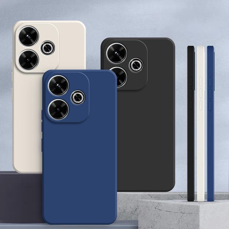 เคส Redmi 13X/13/13C/12C/12/10C/10A/10/9/9A/9C/9T/Redmi 14C SimpleสีธรรมดาAnti DROPซิลิโคนป้องกันกรณีYT