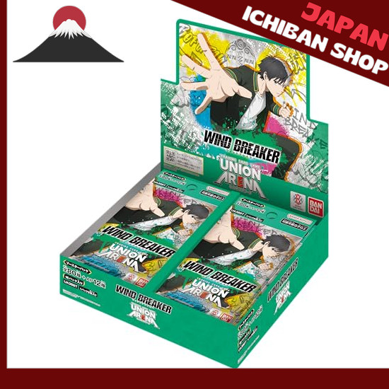 【จากประเทศญี่ปุ่น】 BANDAI UNION ARENA Booster Pack WIND BREAKER [UA38BT] (BOX) 16 Packs