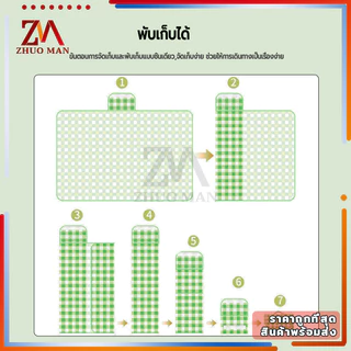 เสื่อปิกนิก เสื่อปิคนิคพับได้ เสื่อชายหาด 1.5m/2m ทนต่อการสึกหรอ กันน้ำ กันคราบ ซักได้ ลายสก็อต เสื่อปูพื้นแคมปิ้ง