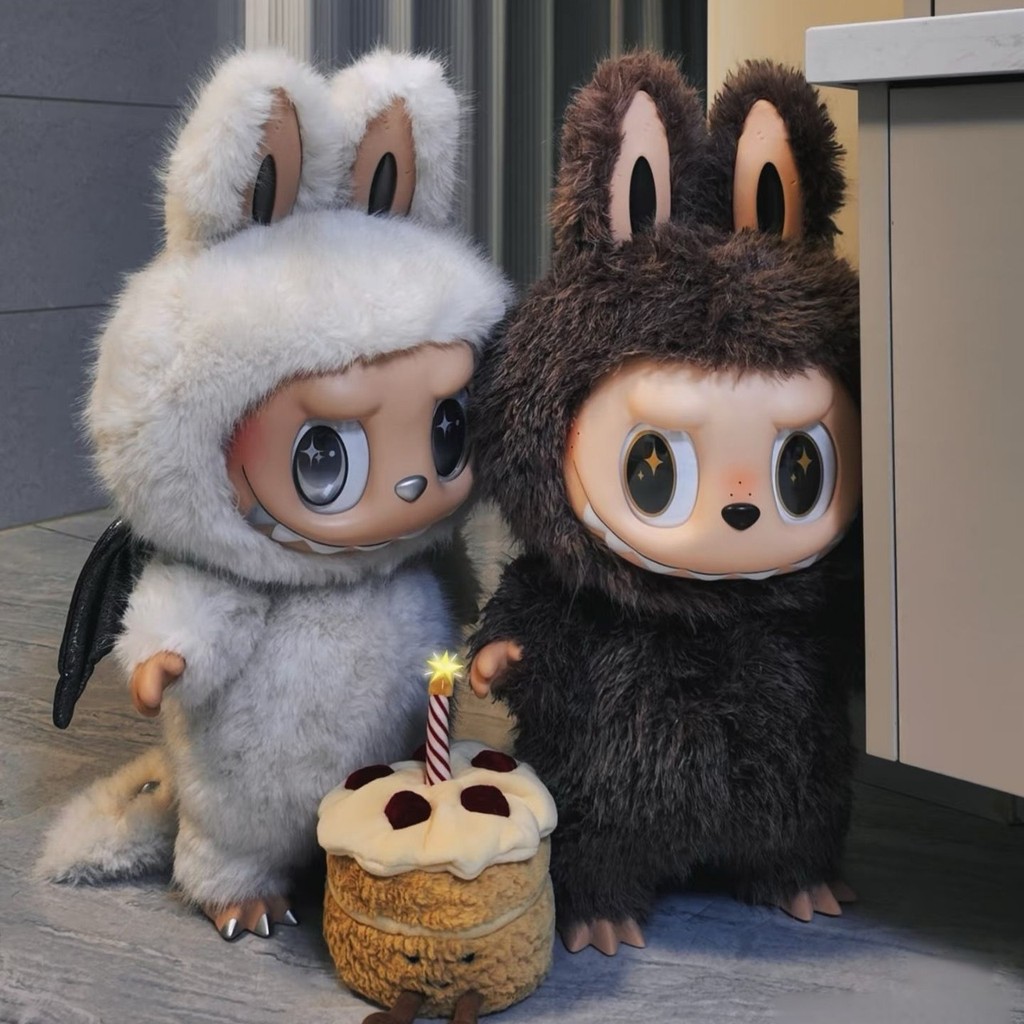 Labubu 38 ซม. Big Leader ขนาดใหญ่ labu รูป 1st Generation 2nd Generation zimomo รูปตุ๊กตา