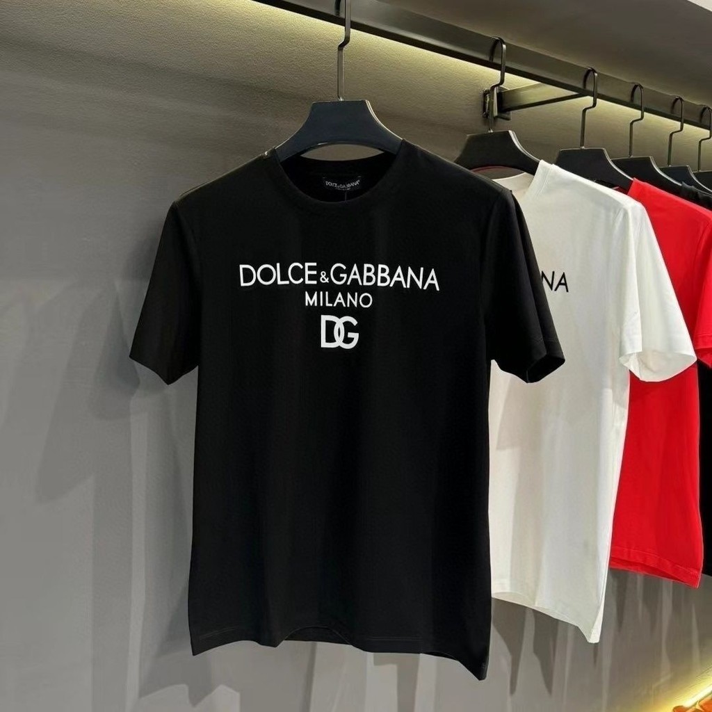 【ส่งจากไทย】Balenciagaคอกลมเสื้อยืดแขนสั้นสไตล์เกาหลี100% cotton