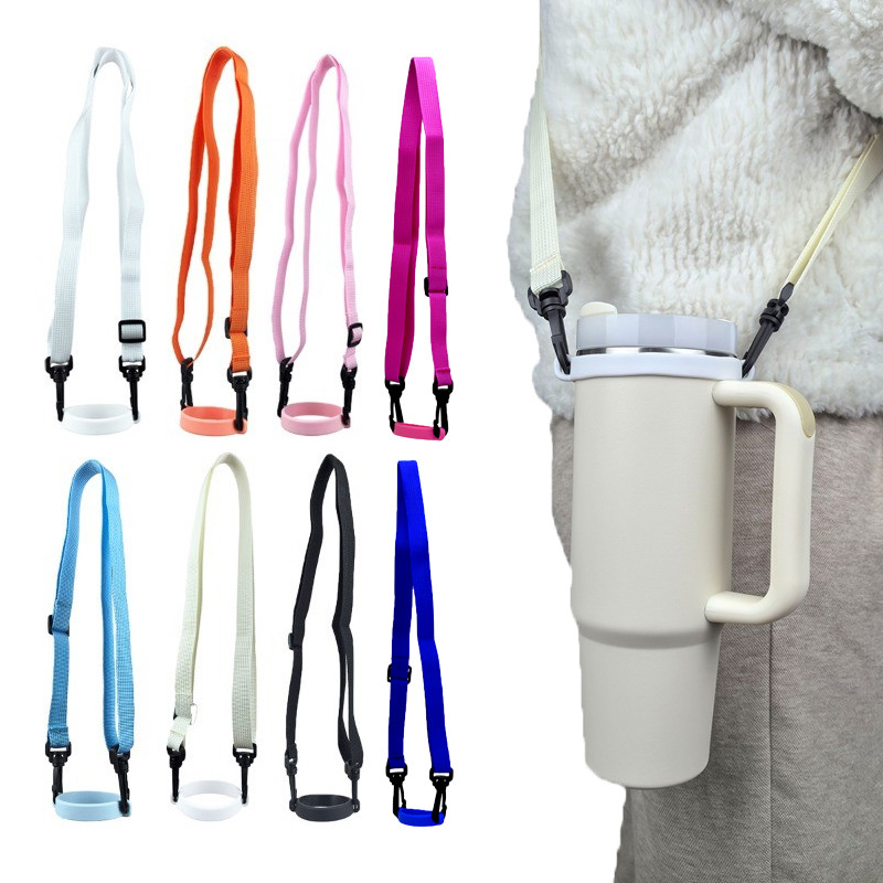 SUGAW ขวดน้ํา Handle Strap Tumbler Holder Strap ขวดน้ํา Sling Tumbler สายคล้องไหล่สําหรับ Hydroflask, Owala, StanleyCup Accessories