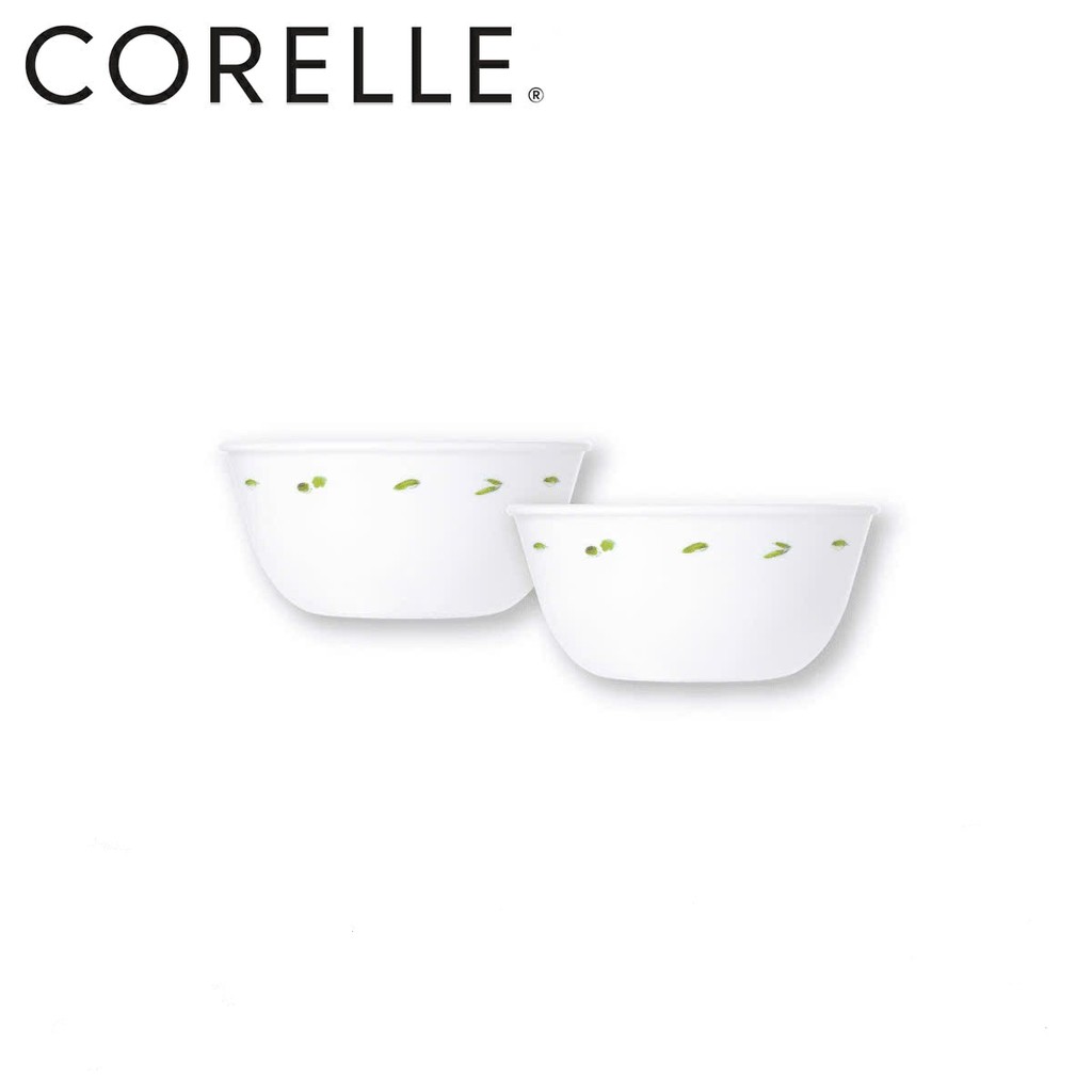 [ของแท้] ถ้วยชาแก้ว Corelle Olive Garden 9.5cm 406-OG-LP 180ml