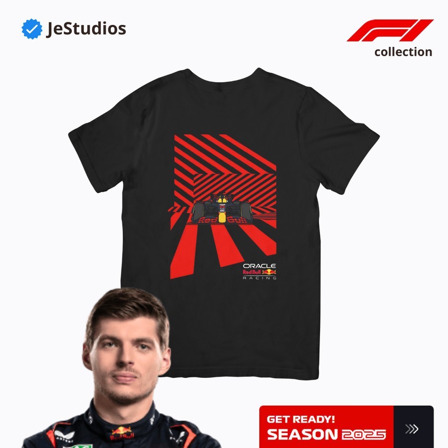 เสื้อยืด Meme F1 Max Verstappen Redbull สูตร 1