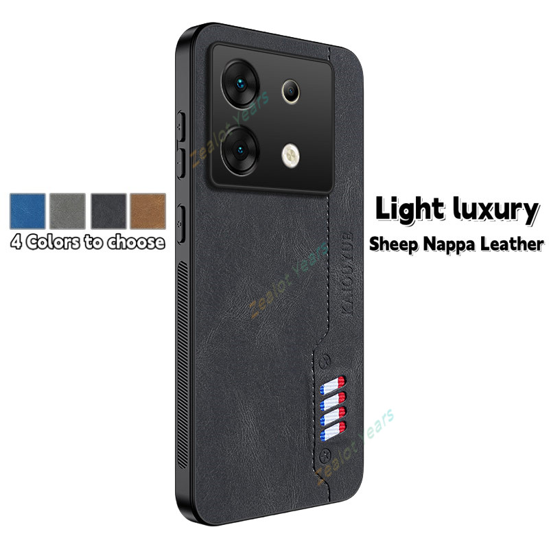 เคสหรูหราสําหรับ Infinix Zero 30 5G Zero30 4G ธุรกิจหนังเนื้อเคสโทรศัพท์ Anti-Drop ฝาหลัง