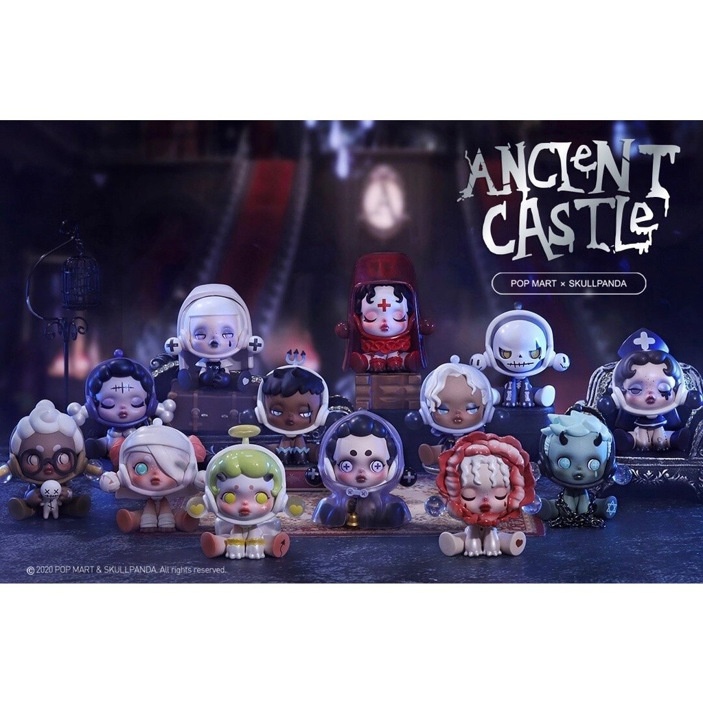 (พร้อมส่งจากไทย) SKULLPANDA : ANCIENT CASTLE SERIES เช็คการ์ด แพนด้า SP Skullpanda ไม่แกะตัว