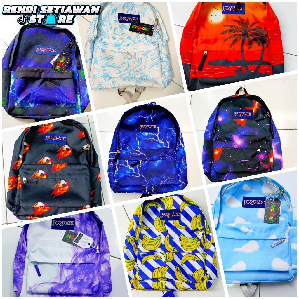 MUT_SHOP MUT_SHOP jansport Bag - premium js Backpack School Bag Cool Motif et(1)