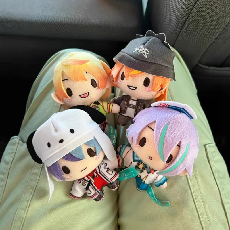 10 ซม.Pjsk ตุ๊กตาพวงกุญแจโครงการ Sekai Kamishiro Rui ตุ๊กตา Plushie จี้ Yoisaki Kanade Kawaii กระเป๋
