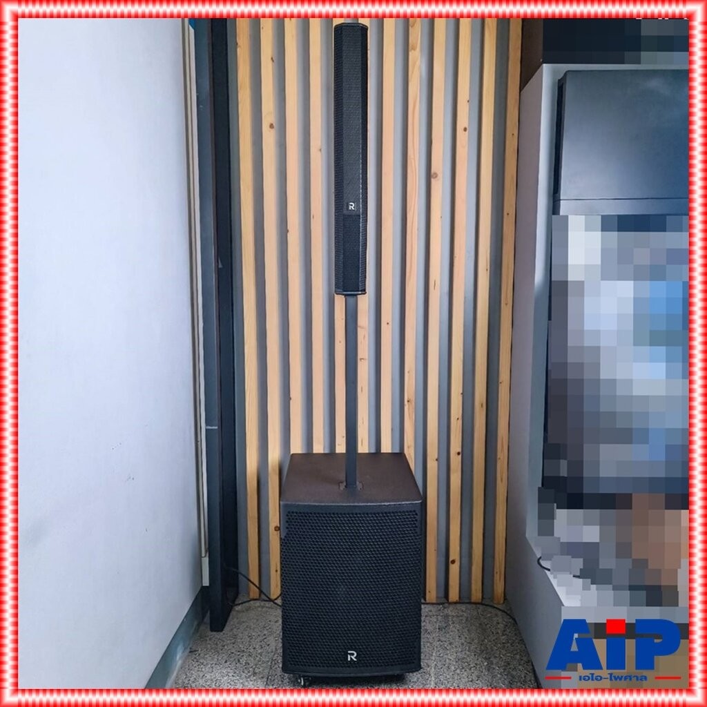 River Acoustics S15 ลำโพงแอคทีฟ 8×3.5 นิ้ว ซับ 15 นิ้ว ลำโพงคอลัมน์แอคทีฟ มาพร้อม Bluetooth 5.0 มิกเ