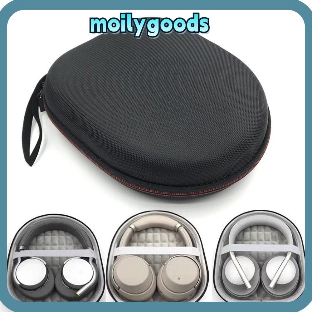 MOILYHD หูฟังกล่อง,กันกระแทกฮาร์ดเชลล์หูฟังพกพา,อุปกรณ์เสริมฮาร์ดชุดหูฟังแบบพกพาสําหรับ Audio-Techni