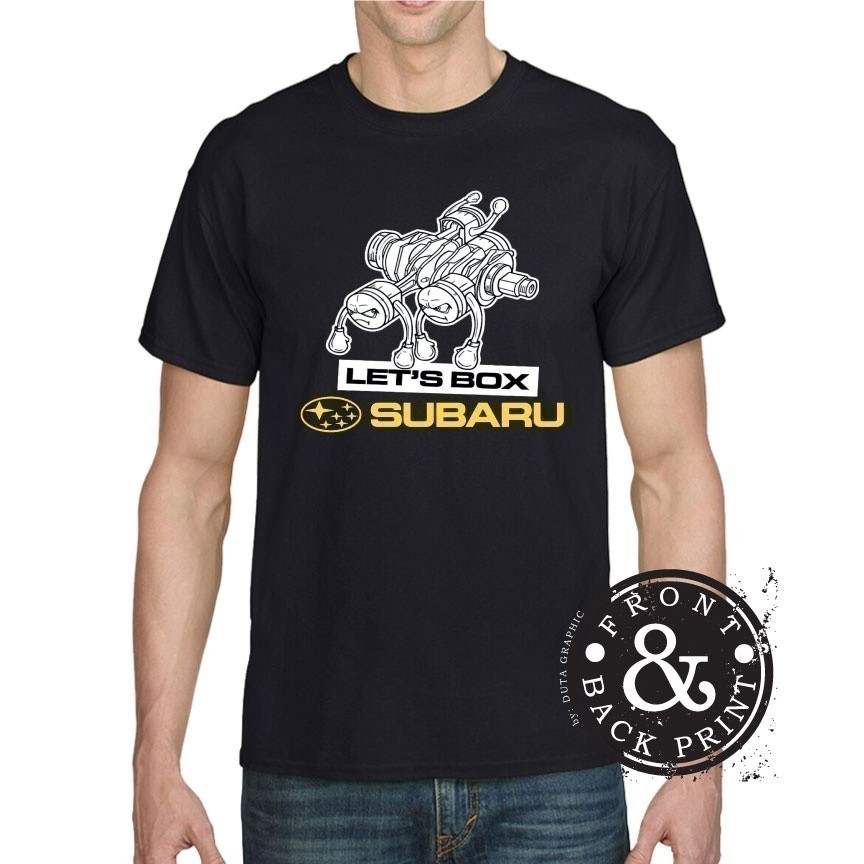 Subaru 2025 แฟชั่น STI XV WRX Forester Boxer Engine เสื้อยืดใหม่พร้อมสต็อก