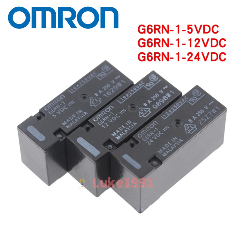 Omron G6RN-1-5VDC G6RN-1-12VDC G6RN-1-24VDC รีเลย์ DC5V 12V 24V 5 Pin 8A