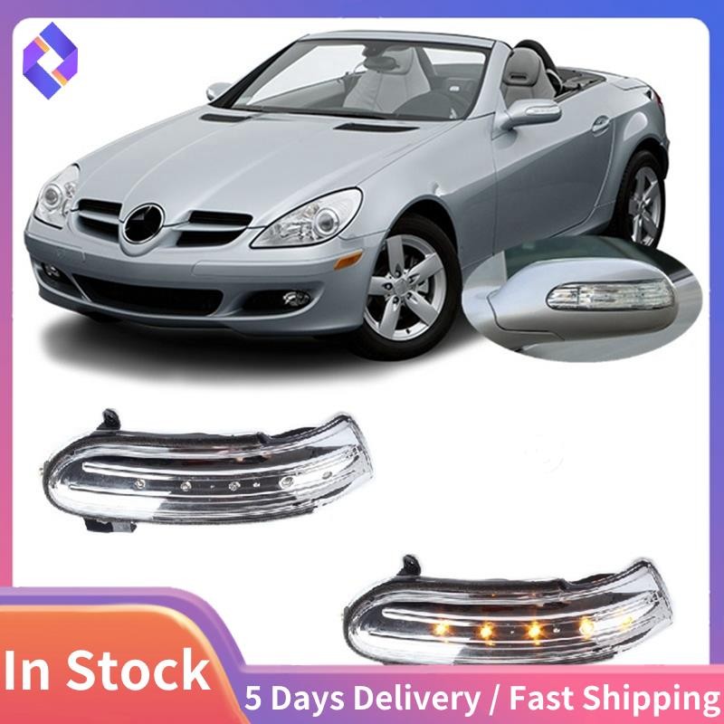 รถด้านข้างกระจกมองหลังโคมไฟกระพริบไฟเลี้ยวสําหรับ Class R171 W171 SL Class R230 W230
