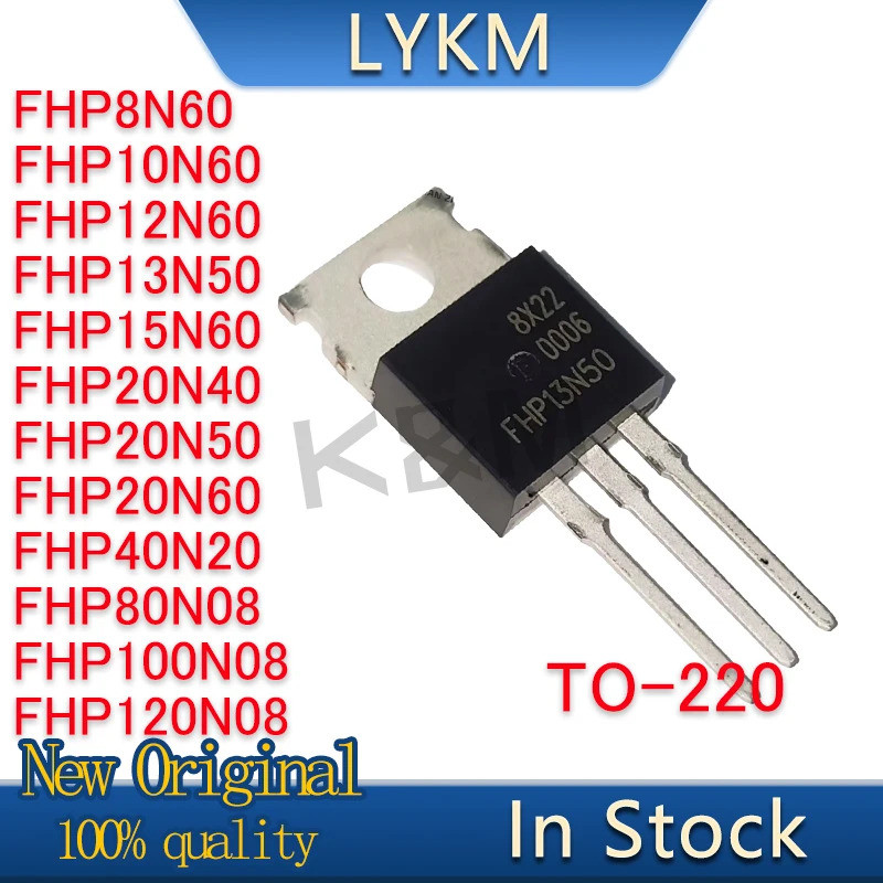 1-5PCS FHP8N60 FHP10N60 FHP12N60 FHP13N50 FHP15N60 FHP20N40 FHP20N50 FHP20N60 FHP40N20 FHP80N08N08HP