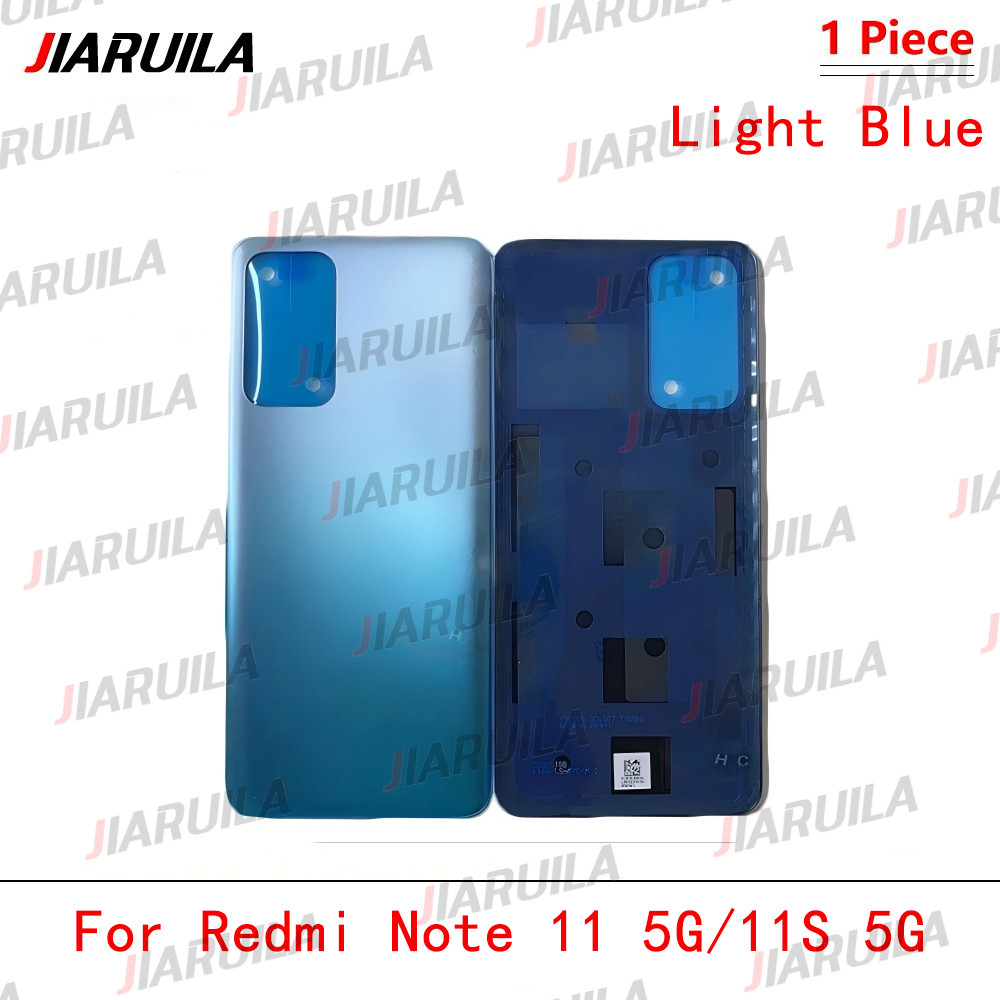 ฝาหลังสําหรับ Redmi Note 11 5G/11S 5G ฝาครอบแบตเตอรี่กระจกประตูกรณี