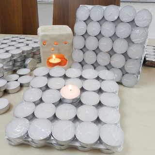 【พร้อมส่ง】 IKEA เทียน ทีไลท์ อิเกีย 100,200 ชิ้น เทียนไข เทียนถ้วย เทียนประดับ ไร้กลิ่น เทียนทีไลท์ GLIMMA