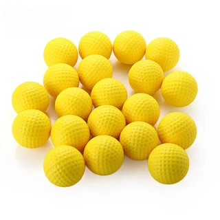 COD ลูกกอล์ฟโฟม เซ็ตลูกกอล์ฟฝึกหัด สีเหลืองสด 10ชิ้น PU นุ่มพิเศษ น้ำหนักเบา ฝึกซ้อมในร่ม Golf Balls
