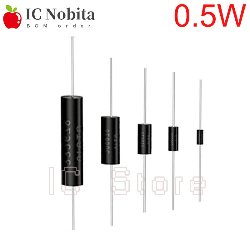 1PCS 0.5W EE ตัวต้านทานความแม่นยําสูง 1R-10MR 1/2W 0.1% Non-Intective Low TCR ฟิล์มโลหะสอบเทียบตัวต้