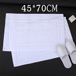 ผ้าเช็ดเท้า 5 /10ผืน เกรดโรงแรม  45*70CM พรมเช็ดเท้า พรมเช็ด…