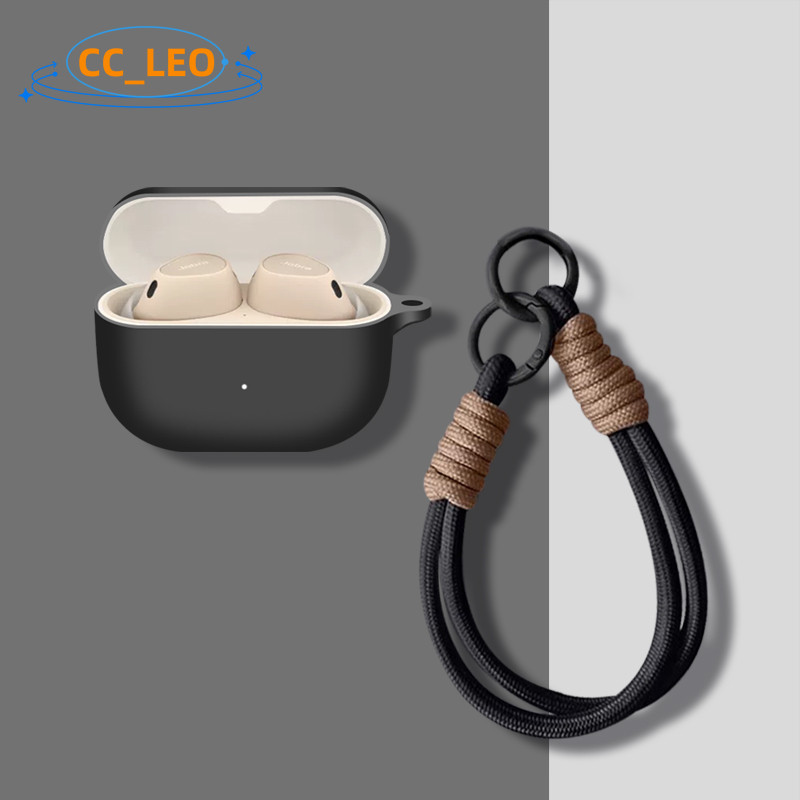 for Jabra Elite 8 Active Case Jabra Elite 10 Silicone Soft Case Cute Lanyard Suitable for Jabra Elit