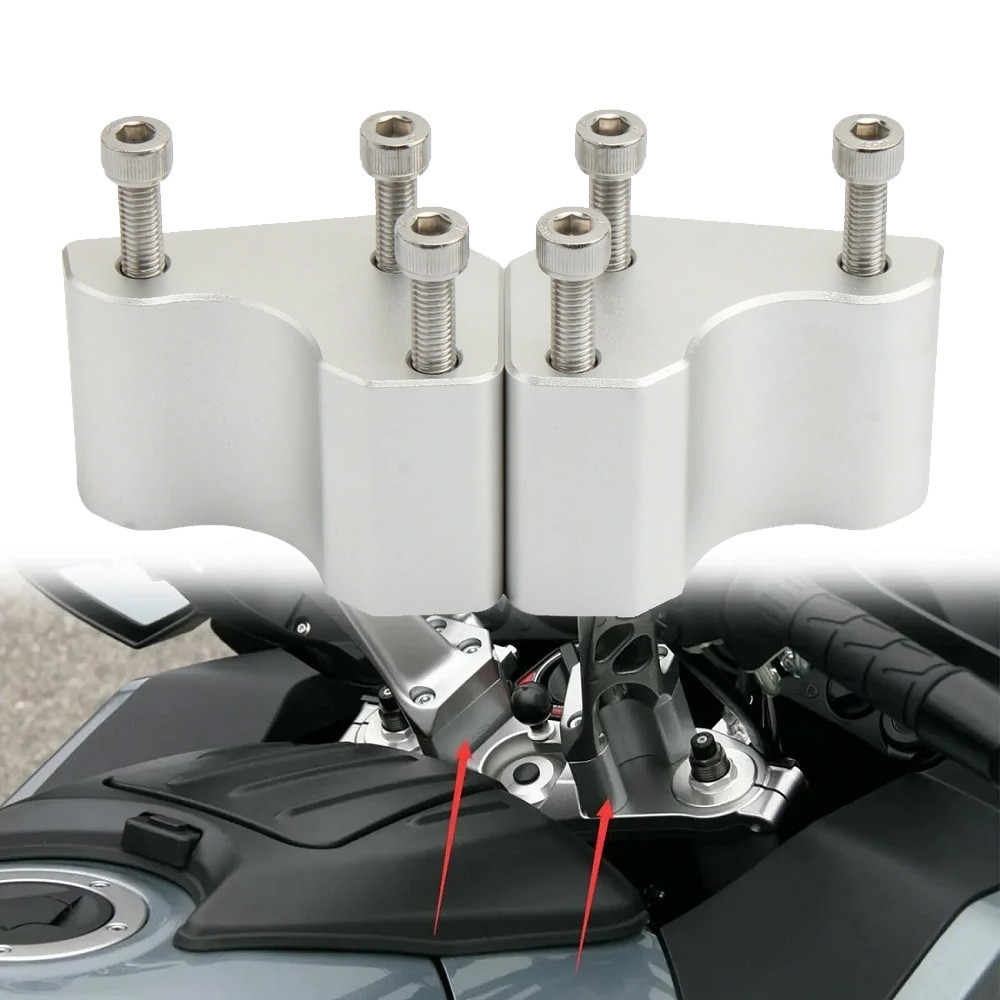 KAWASAKI รถจักรยานยนต์Handlebar Riser GTR1400 ความสูงอะแดปเตอร์MountsชุดสําหรับKawasaki GTR 1400 ZG1