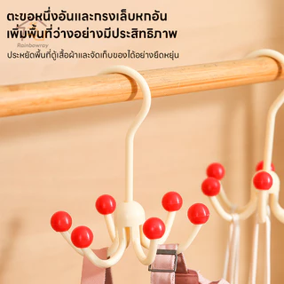 🎀ตะขอติดผนังหมุนได้360 กรงเล็บ ตะขอแขวน ตะขออเนกประสงค์ ที่แขวนของในห้องครัว แขวนในห้องน้ำ
