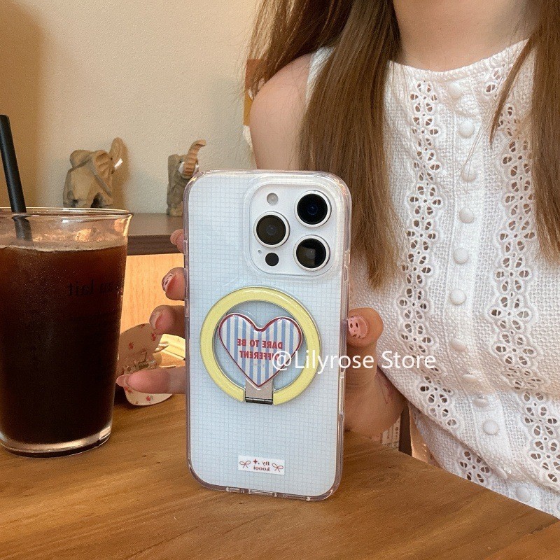 เคสสําหรับ ไอโฟน 13 14 15 16 มือโปร สูงสุด แอปเปิล ไอโฟน กรณีโลหะพับยืนแม่เหล็กดูดญี่ปุ่นและเกาหลี อิน สไตล์