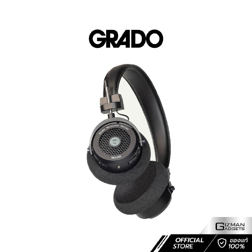หูฟังไร้สาย Grado รุ่น GW100x  Bluetooth 5.2 ใช้งานได้นานสูงสุดถึง 46 ชั่วโมง ต่อการชาร์จหนึ่งครั้ง 