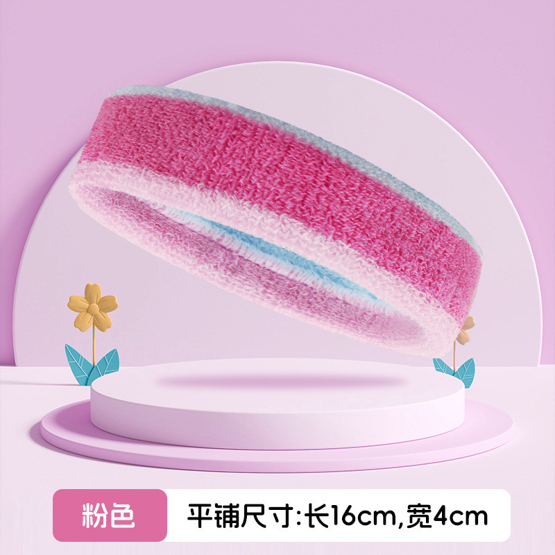 ACETERY Headband กันเหงื่อกีฬายืดหยุ่นสำหรับเด็กและเยาวชนชายหญิง - รูปที่ 4