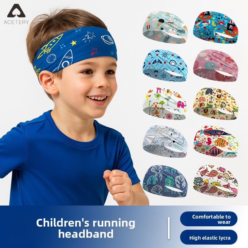 ACETERY Halloween Headbands สำหรับเด็ก ระบายอากาศและยืดหยุ่น สำหรับกีฬาและการออกกำลังกาย