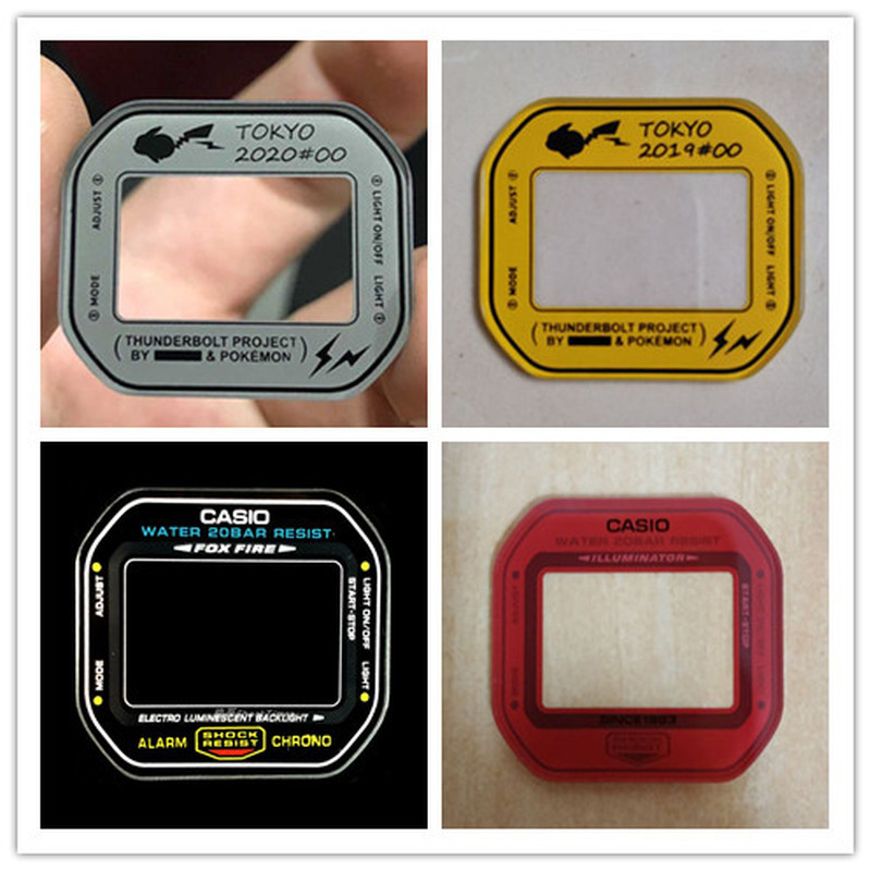 เหมาะสําหรับ Casio DW-5600 กระจกนาฬิกา DW-5635 เลนส์หน้ากากนาฬิกา GM-5600 กระจกนาฬิกา