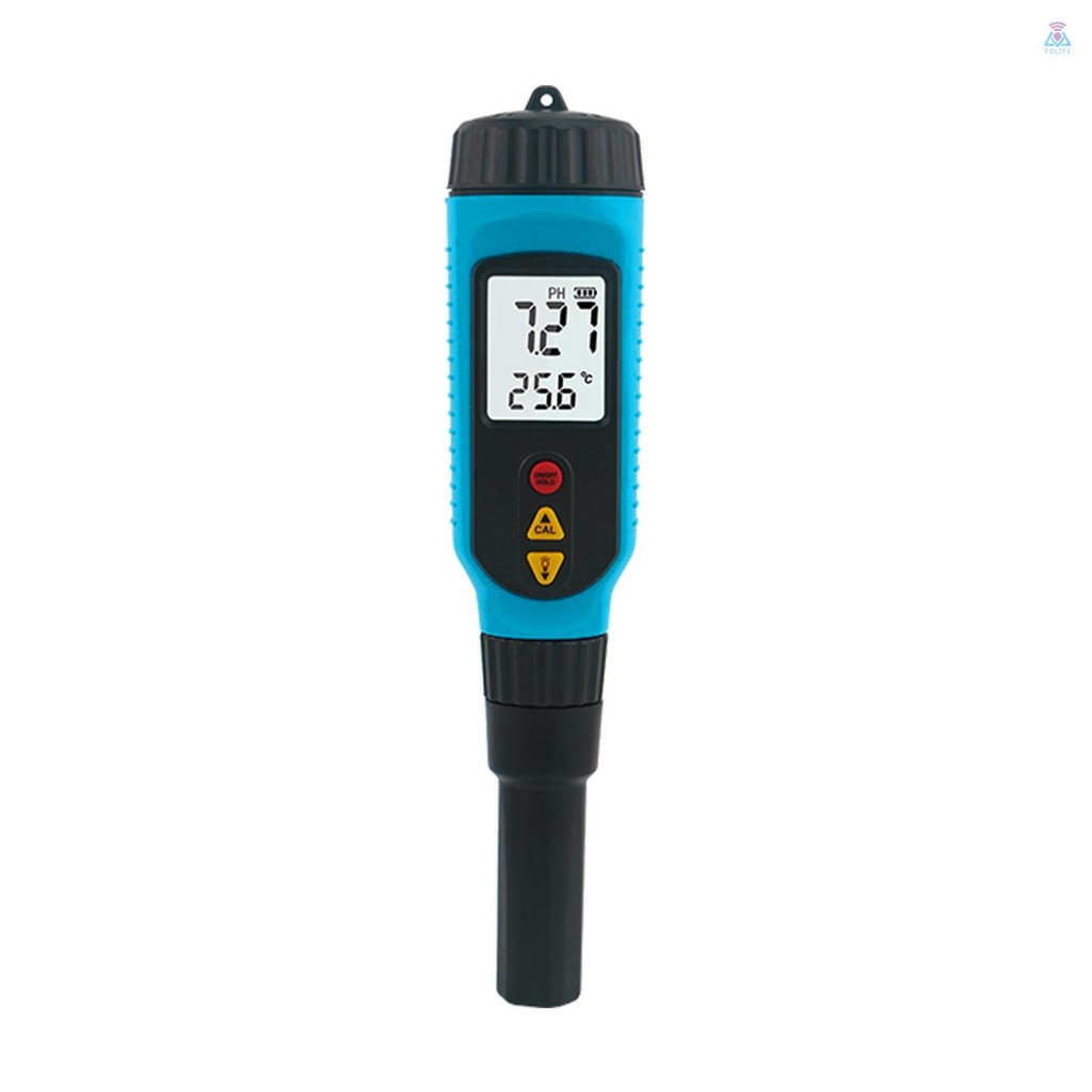 SMART SENSOR PH818M PH Meter สําหรับการประมวลผลอาหาร 2 in 1 อาหาร PH Tester Solution อุณหภูมิ LCD Ba