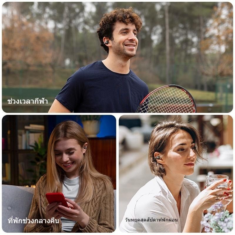 หูฟังบลูทูธ OWS พร้อมไมโครโฟน กันน้ํา สเตอริโอ Bluetooth5.4 หูฟังไร้สาย Open Ear HiFi หูฟัง รูปที่ 6